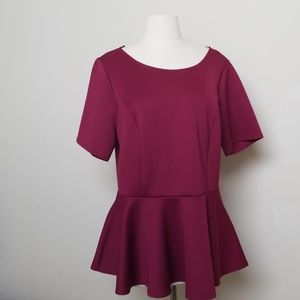 Forever 21 Peplum Blouse
